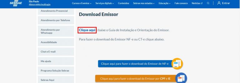 Emita Nota Fiscal Eletrônica Gratuita Com O Emissor Do Sebrae Passo A Passo Completo Blog Da 6242